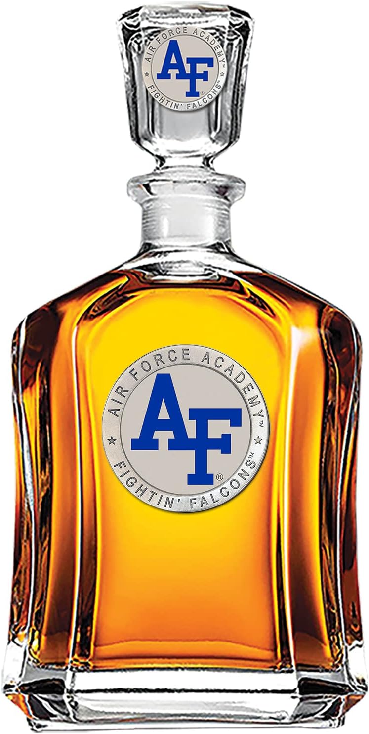 Heritage Pewter US AIR FORCE ACADEMY Capitol Decanter Gift