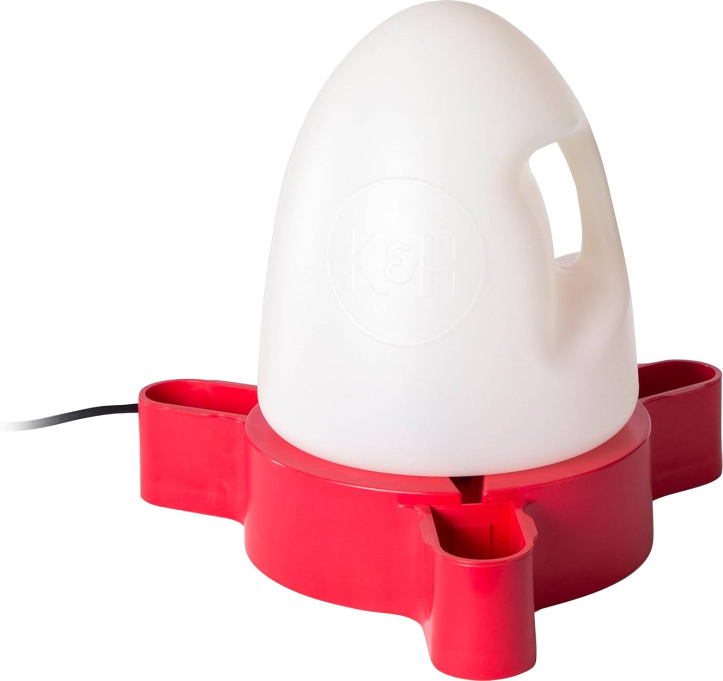 Red Thermo-Duck Waterer - Heated & No Mess Design!