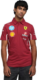 PUMA Scuderia Ferrari F1 2025 Team Polo for Men in Red Color