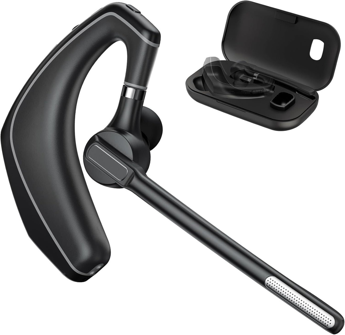 Wireless Bluetooth Headset with Noise Cancelling Microphone