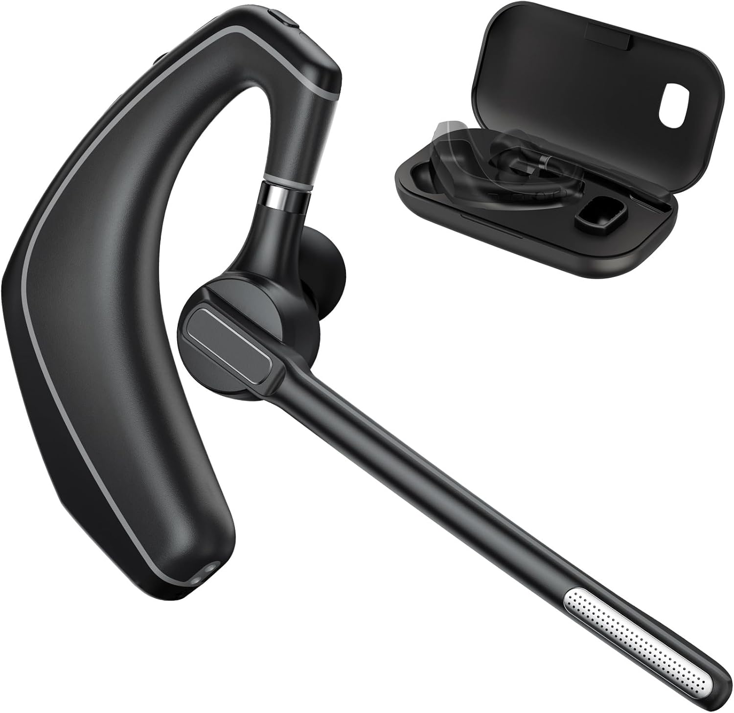 Wireless Bluetooth Headset with Noise Cancelling Microphone