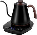 Gooseneck Electric Kettle 0.9L Black - Precise Temp Control