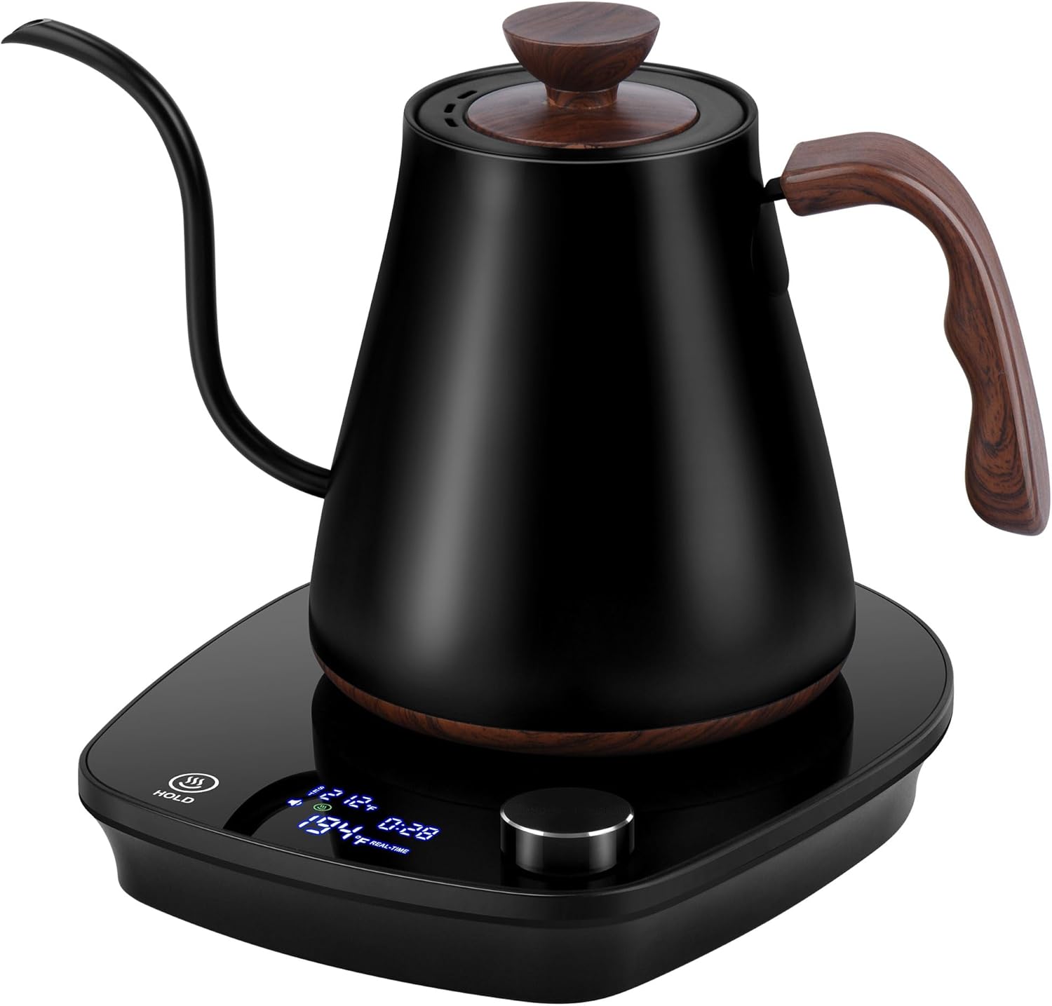 Gooseneck Electric Kettle with Intelligent Temperature Control