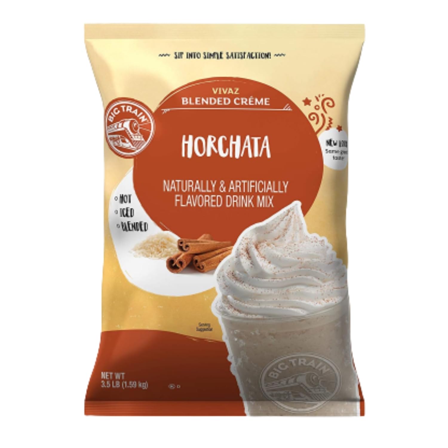 Big Train Vivaz Horchata Blended Creme Beverage Mix for All