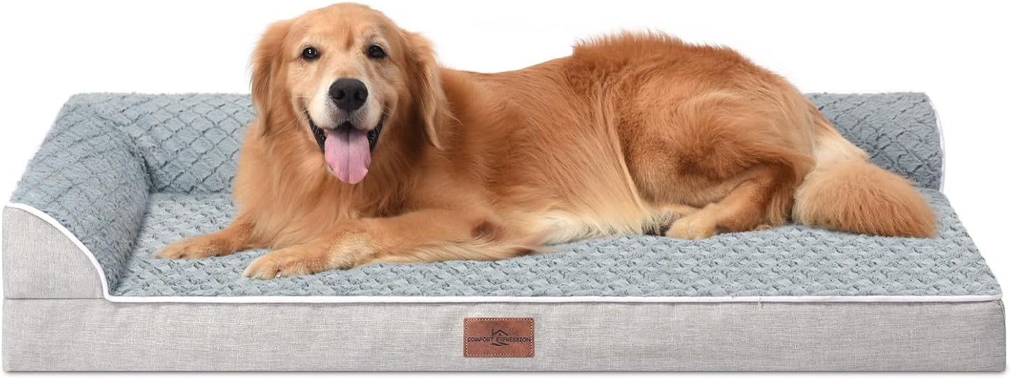 Comfort Expression XL Dog Bed Orthopedic with Comfy Bolsters