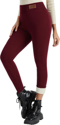 Women's Thermal Fleece Lined Leggings Winter Warm High (Style GCVS)