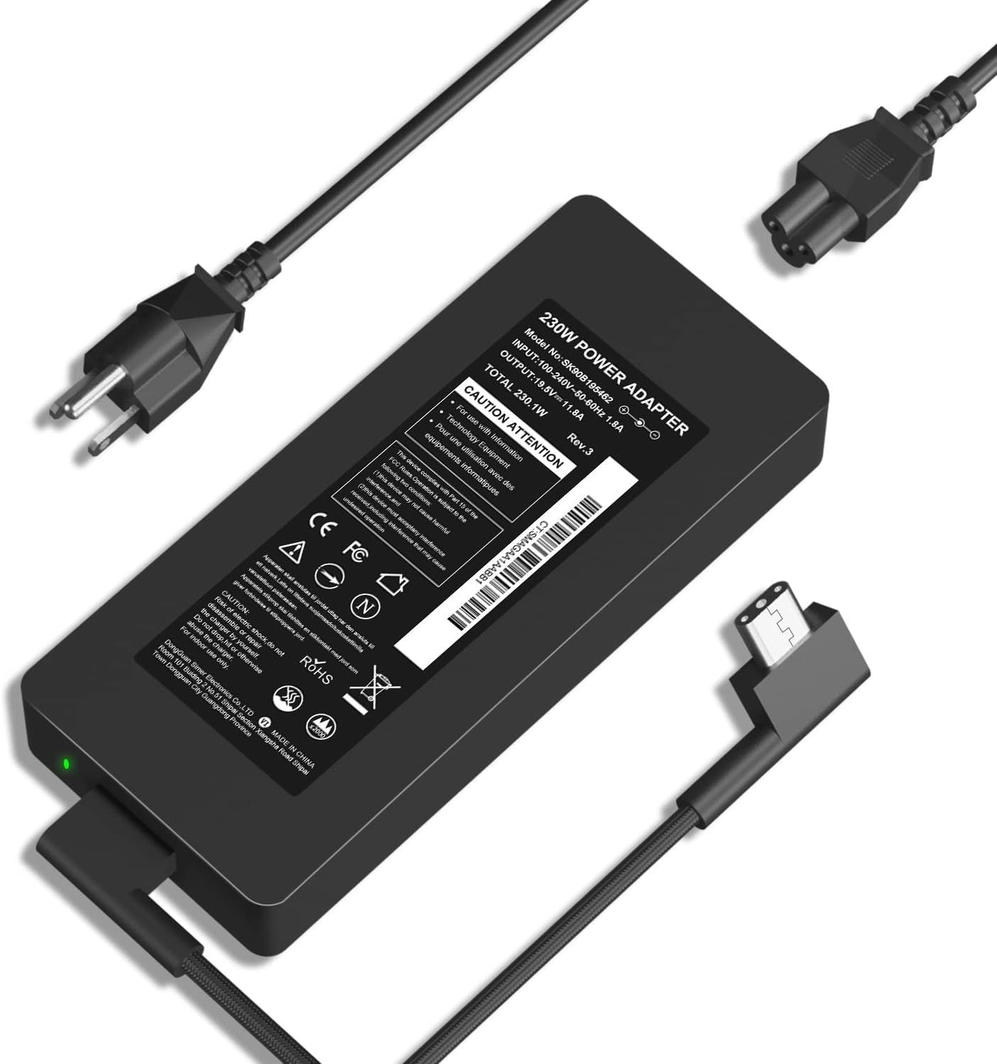 230W Razer Blade Charger Replacement for RTX and GTX Models