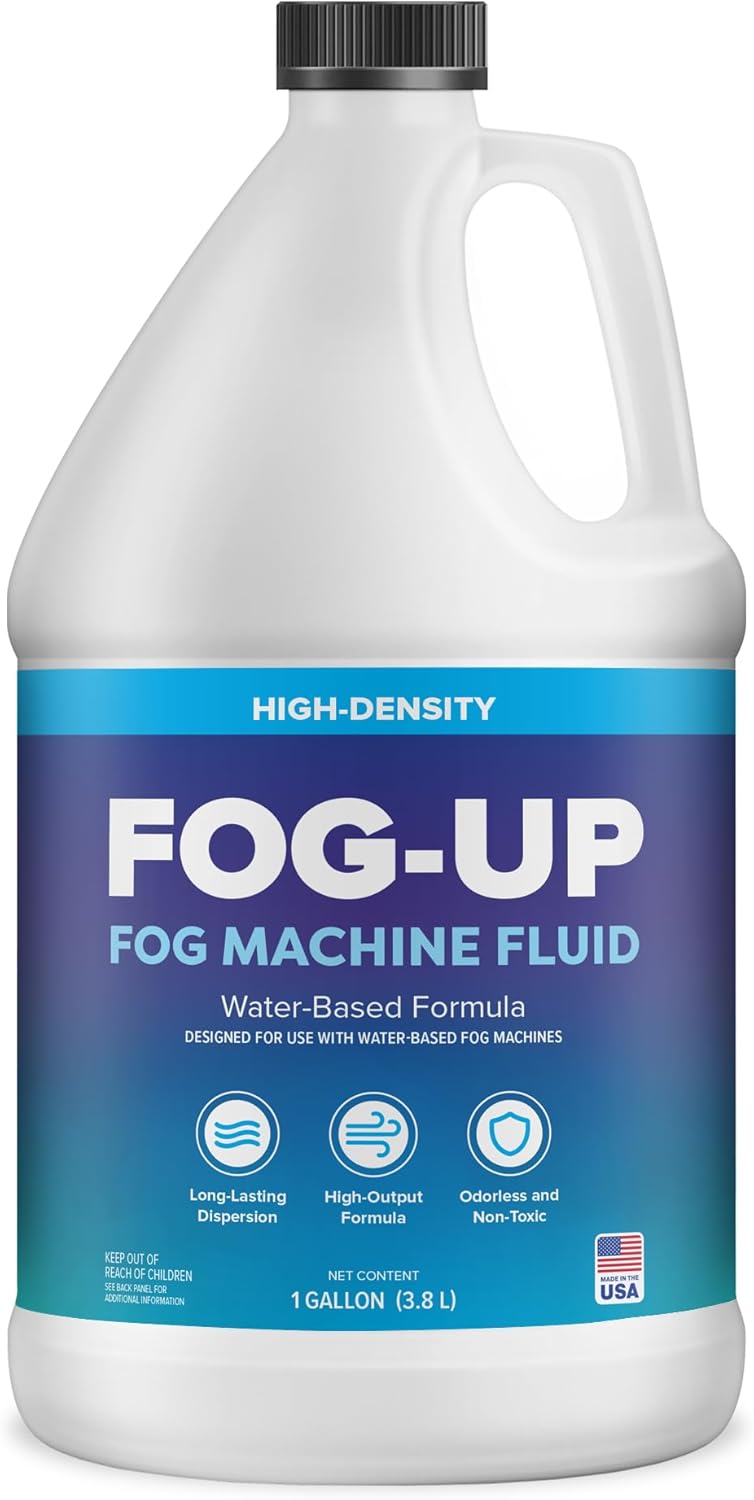 FogUp High Density Fog Juice - Long Lasting Odorless Fluid