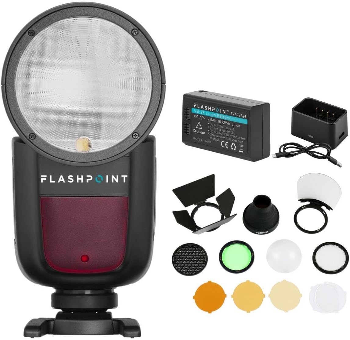 Flashpoint Zoom Li-on X R2 TTL Round Speedlight Kit for Canon