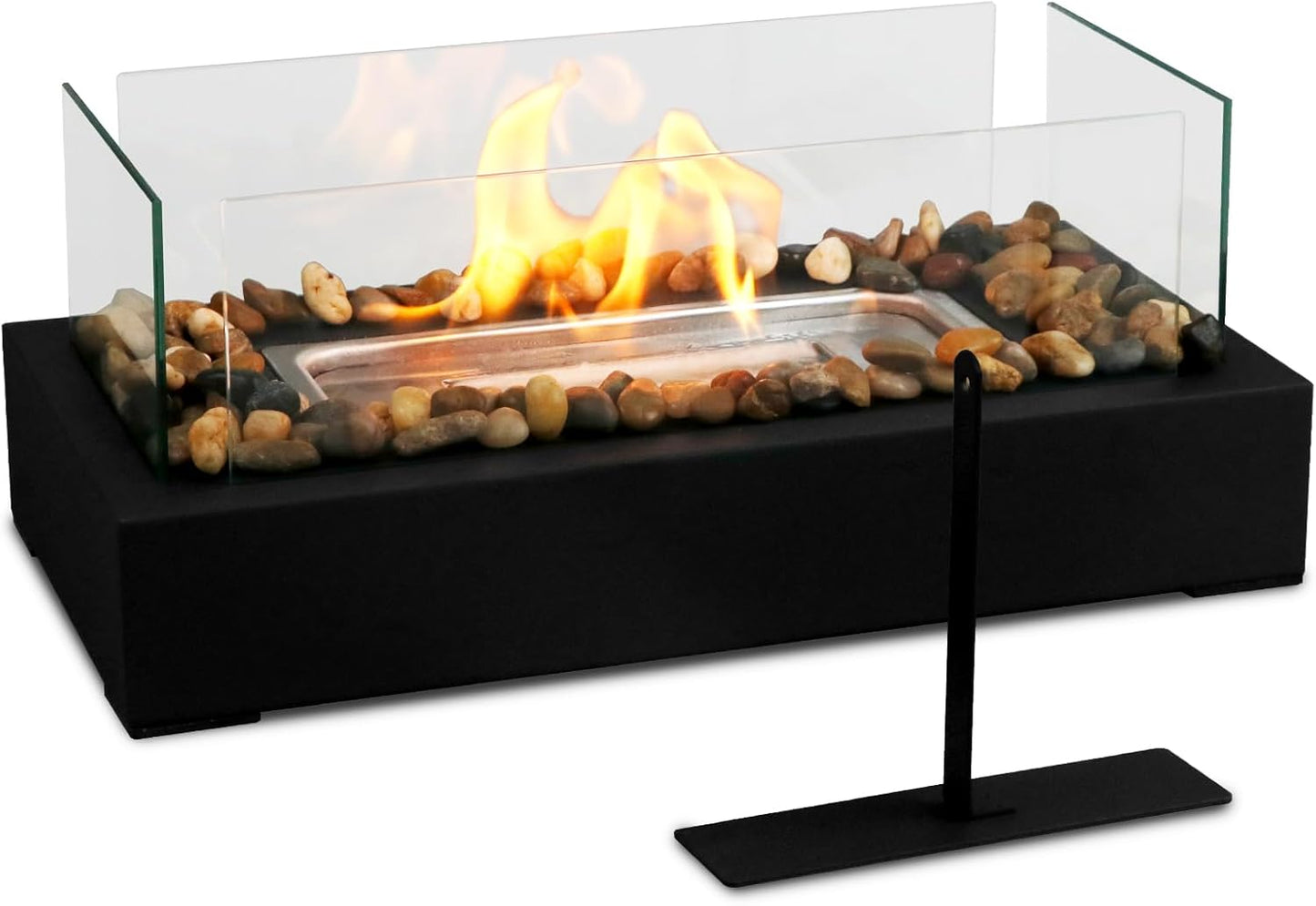 Tabletop Fire Pit - Portable Mini Fireplace for Indoor/Outdoor Use