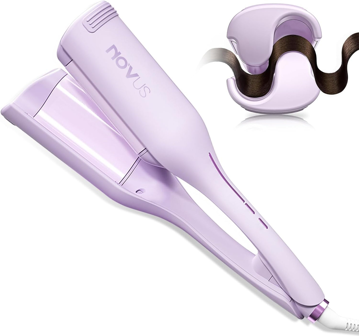NOVUS Curling Iron Hair Crimper for Perfect Waves and Curls