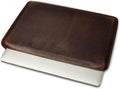 Top Grain Leather Slim PC Sleeve Case for 16.2 in MacBook