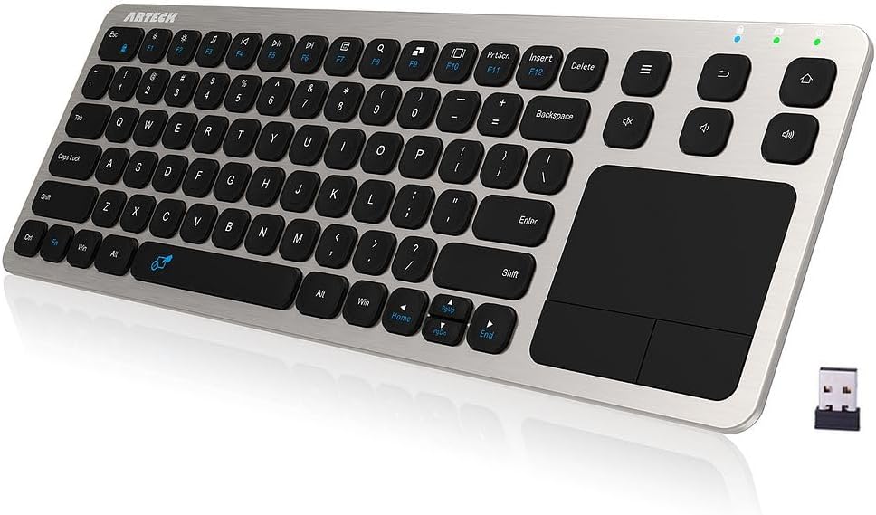 Arteck Wireless Touch TV Keyboard: Easy Media Control