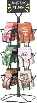 ORLESS Greeting Card Rack Display Stand - 12 Pocket Rotating