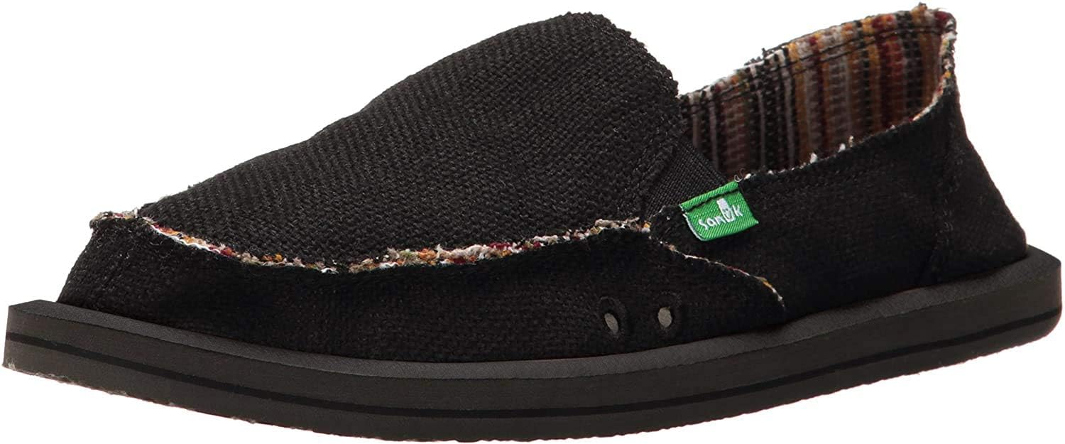 Sanuk Womens Donna Soft Top Hemp Loafers for Ultimate Comfort