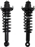 TRQ Rear Shock & Spring Strut Assembly Set Compatible with 2014-2019