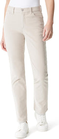 Gloria Vanderbilt Amanda Corduroy Slim High Rise Pant (Style Q6YL)