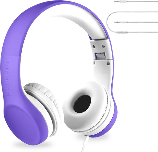 Volume-Limiting Kids Headphones with Mic & Noise Reduction - LilGadgets