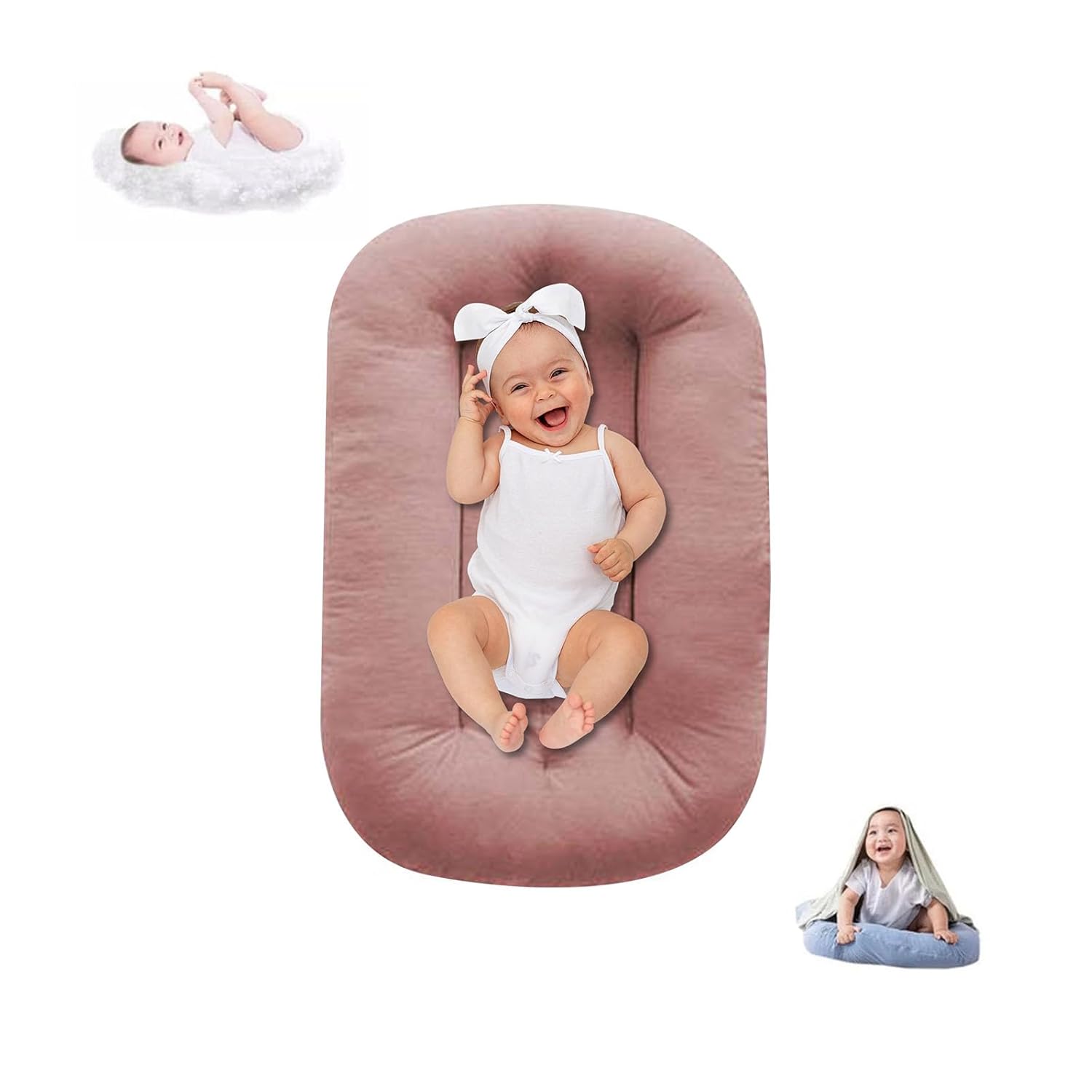 Bionic Organic Baby Lounger - Soft & Breathable for Infants