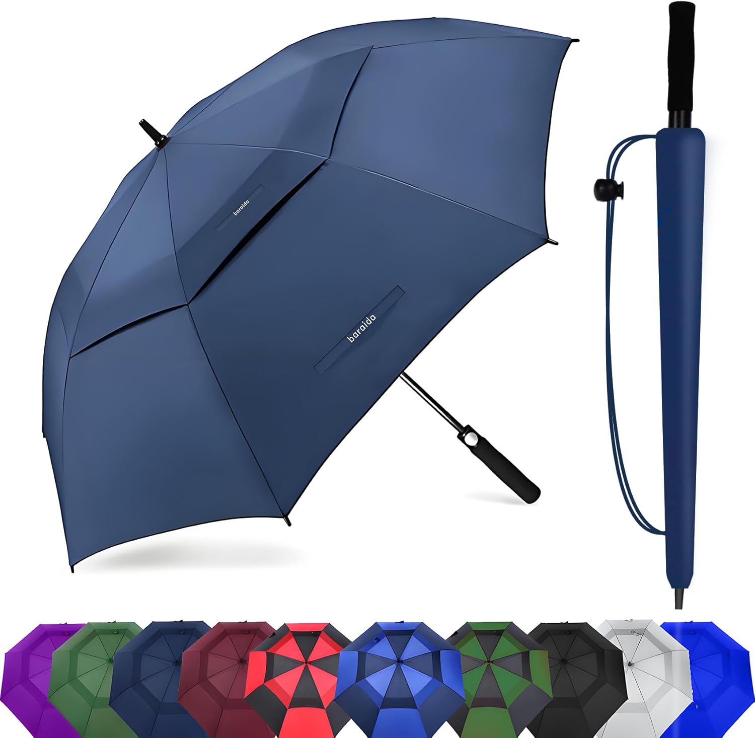 Extra Large 72 Inch Golf Umbrella for Family and Outdoor Use