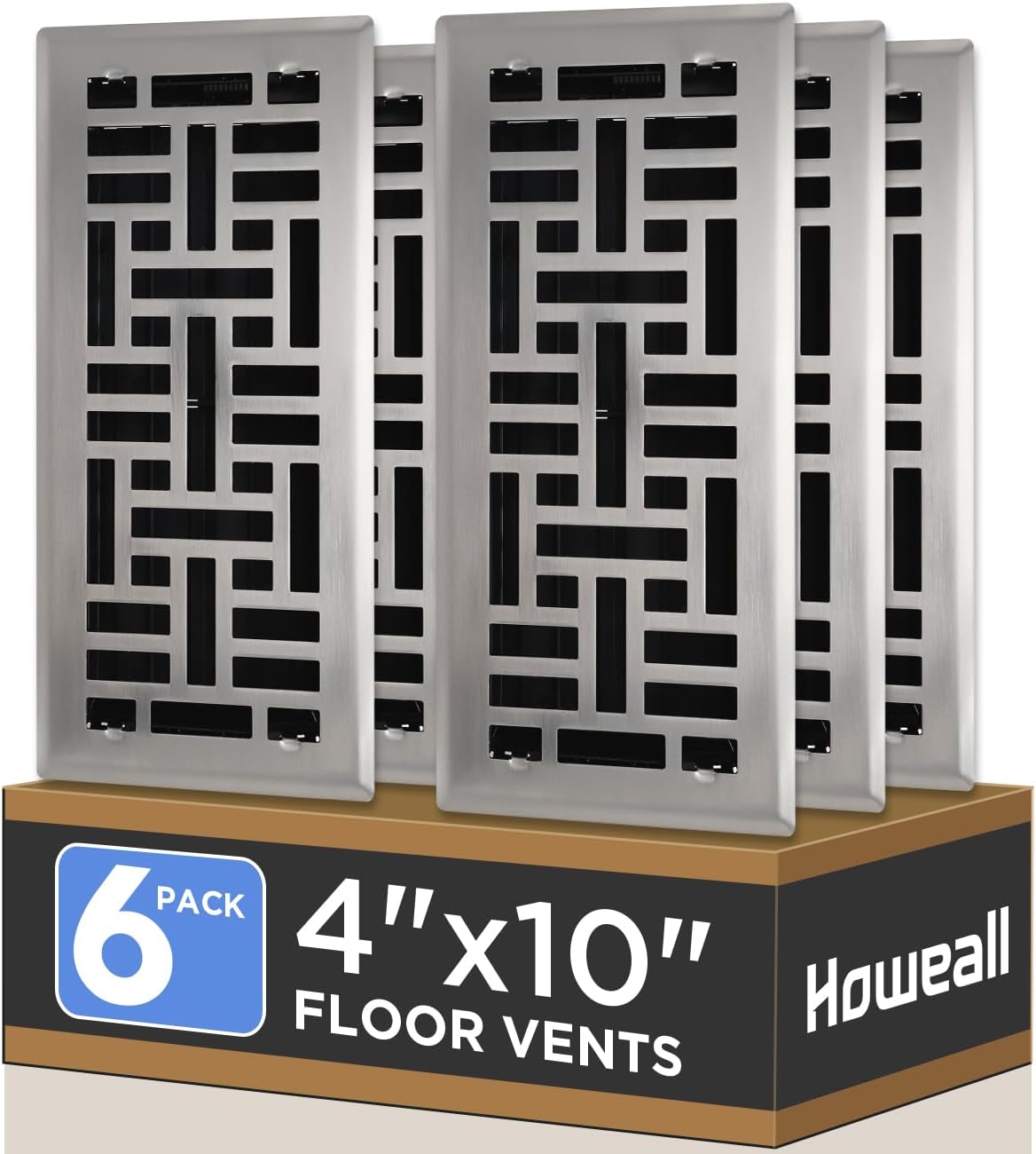 4x10 Heavy Duty Walkable Floor Register Covers for Home Use