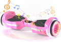 Scooter Colorful LED Light-Up Wheels with Bluetooth Speakers - Fun