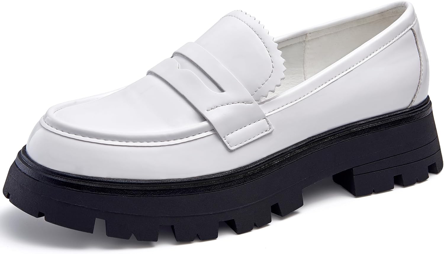 Cestfini Platform Chunky Loafers for Women - Elevate Your Style