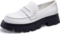 Cestfini Platform Chunky Loafers for Women - Elevated Comfort These