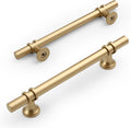 Amerdeco Matte Gold Cabinet Pulls 5 in Hole Centers - Elegant Upgrade