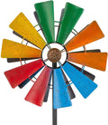 Stargarden Wind Spinners Outdoor 13.4 in Kinetic Pinwheels - Colorful