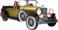 Yellow Gatsby Car Photo Prop - Life-Size 1920s Photo Backdrop