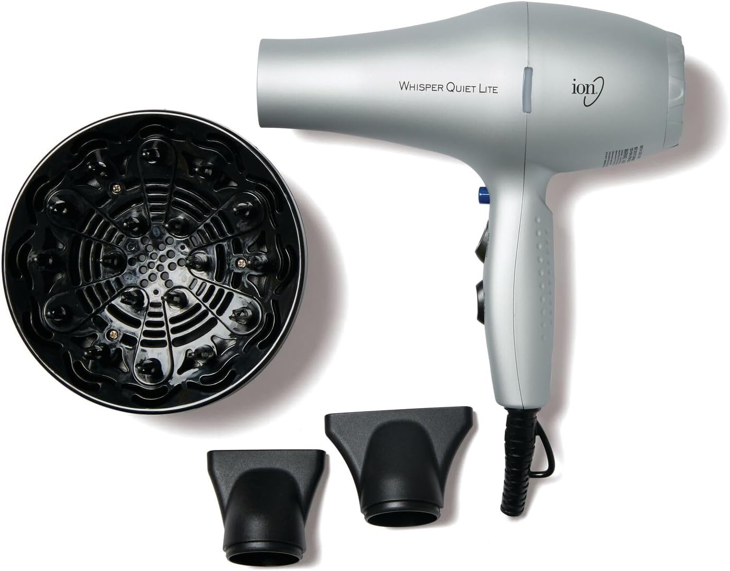 1875W Ion Ceramic Hair Dryer - Quiet Power