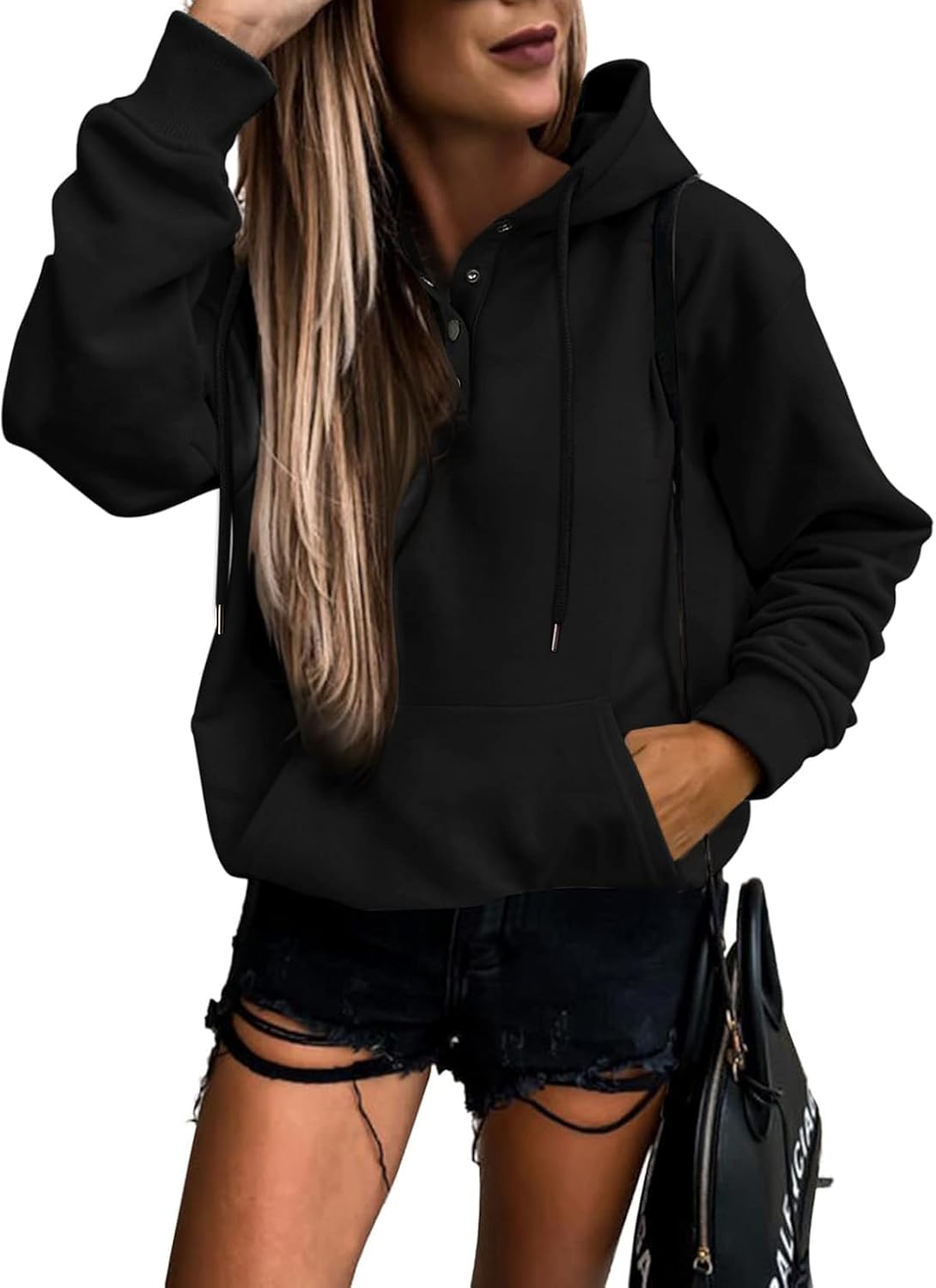 SHEWIN Women's Casual Hoodies Lightweight Pullover Tops Review