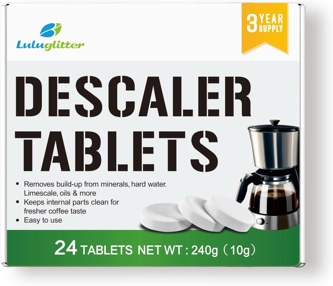 24 Count Coffee Machine Cleaner Tablets - Descaling & Cleaning Tabs