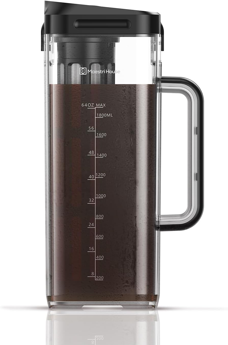Maestri House Compact Cold Brew Coffee Maker for Iced Coffee