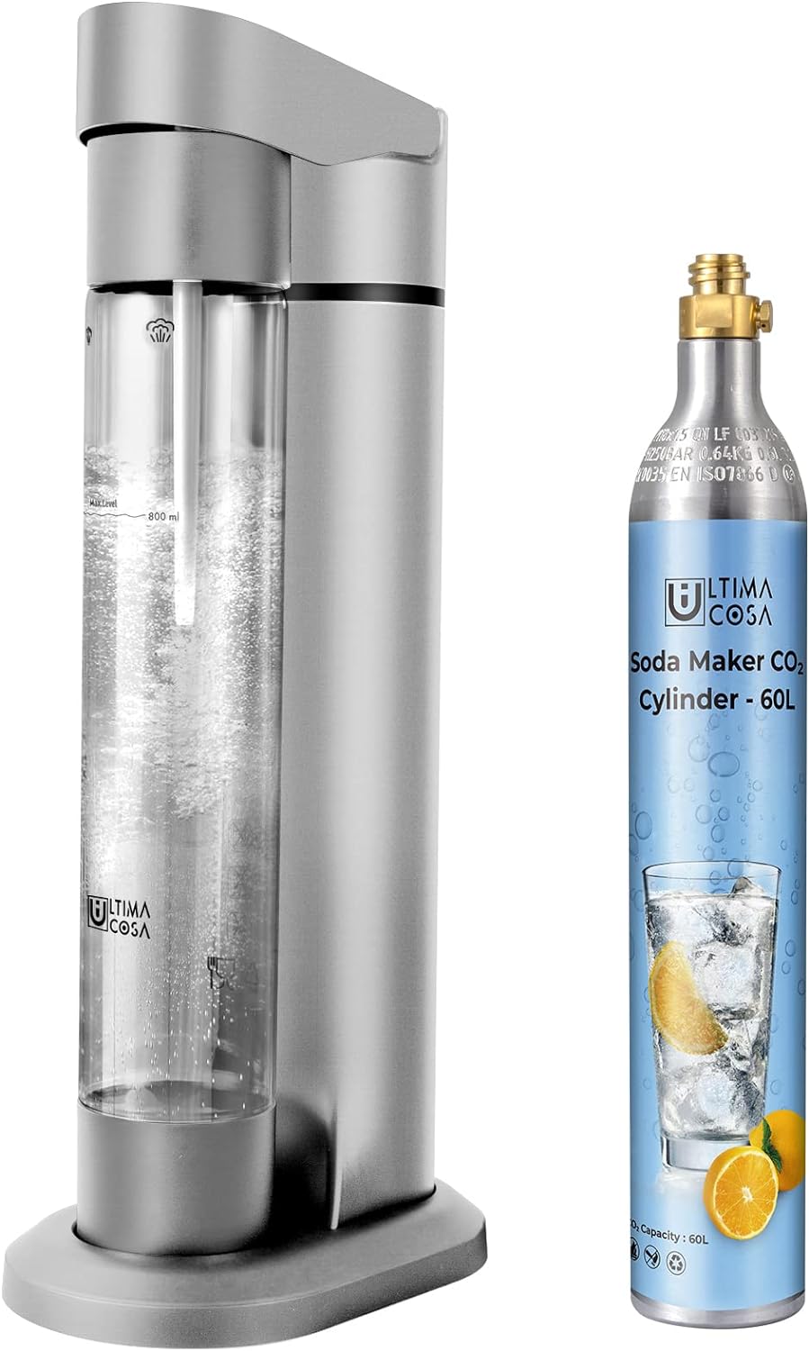 Homemade Sparkling Water Maker - Bubbly Drinks in Seconds!
