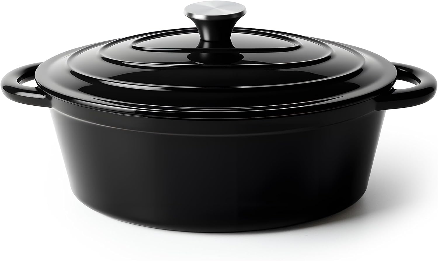 Oval Dutch Oven for Bread Baking, 4.5 Quart Non Stick Pot