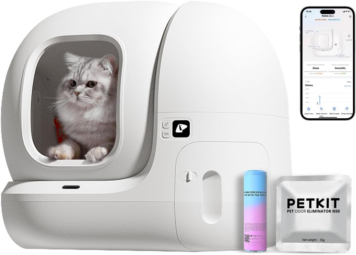 Odor-Free Convenience: PETKIT xSecure Cat Litter Box