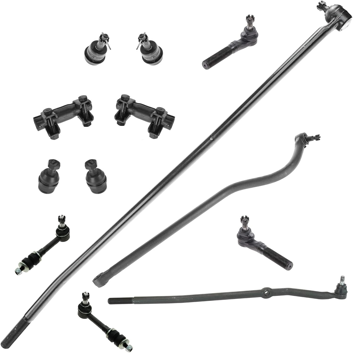 TRQ Front Steering & Suspension Kit for Dodge Ram 1500 2500