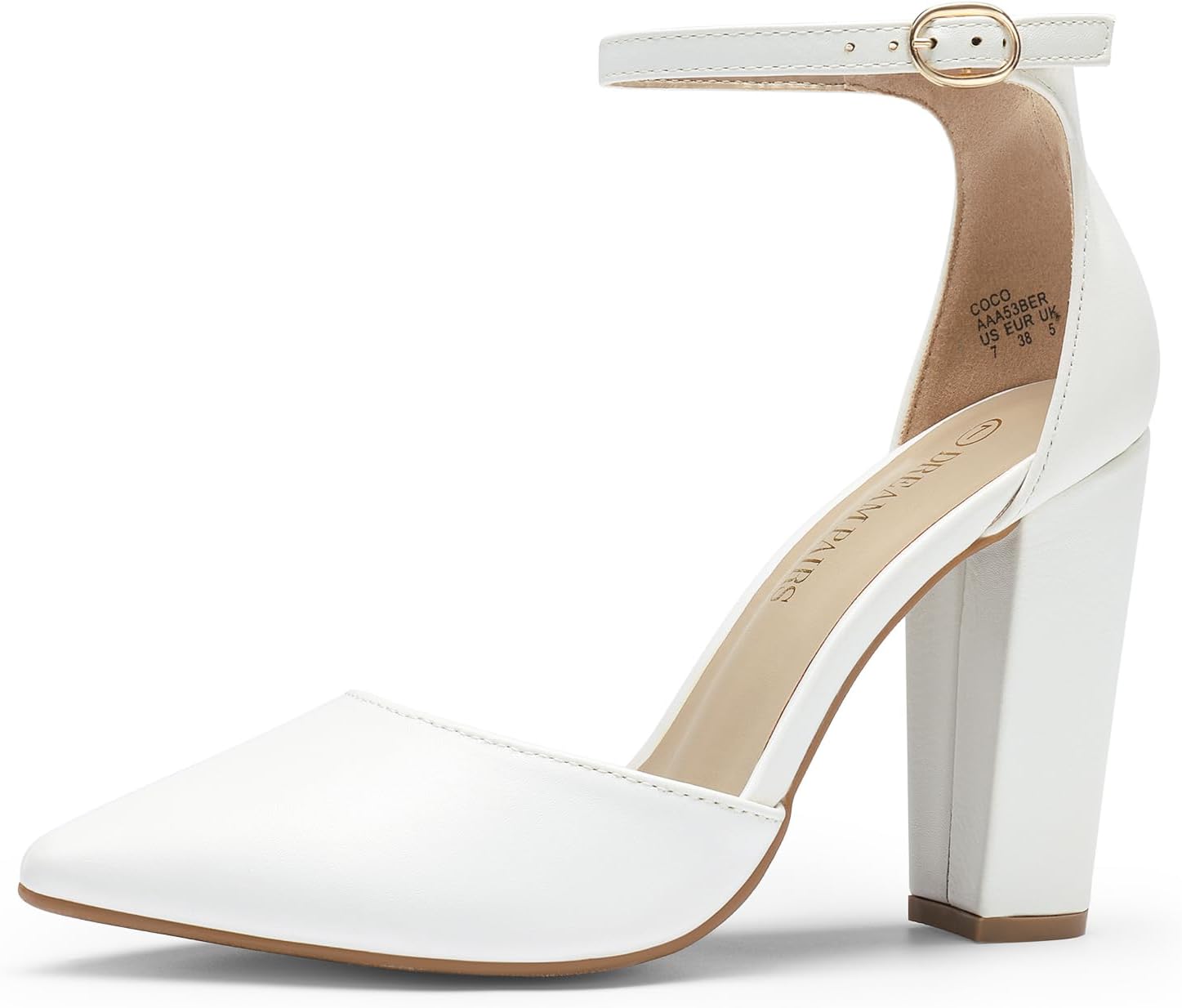 DREAM PAIRS Women's Coco High Heels Chunky Block Pumps Shoes