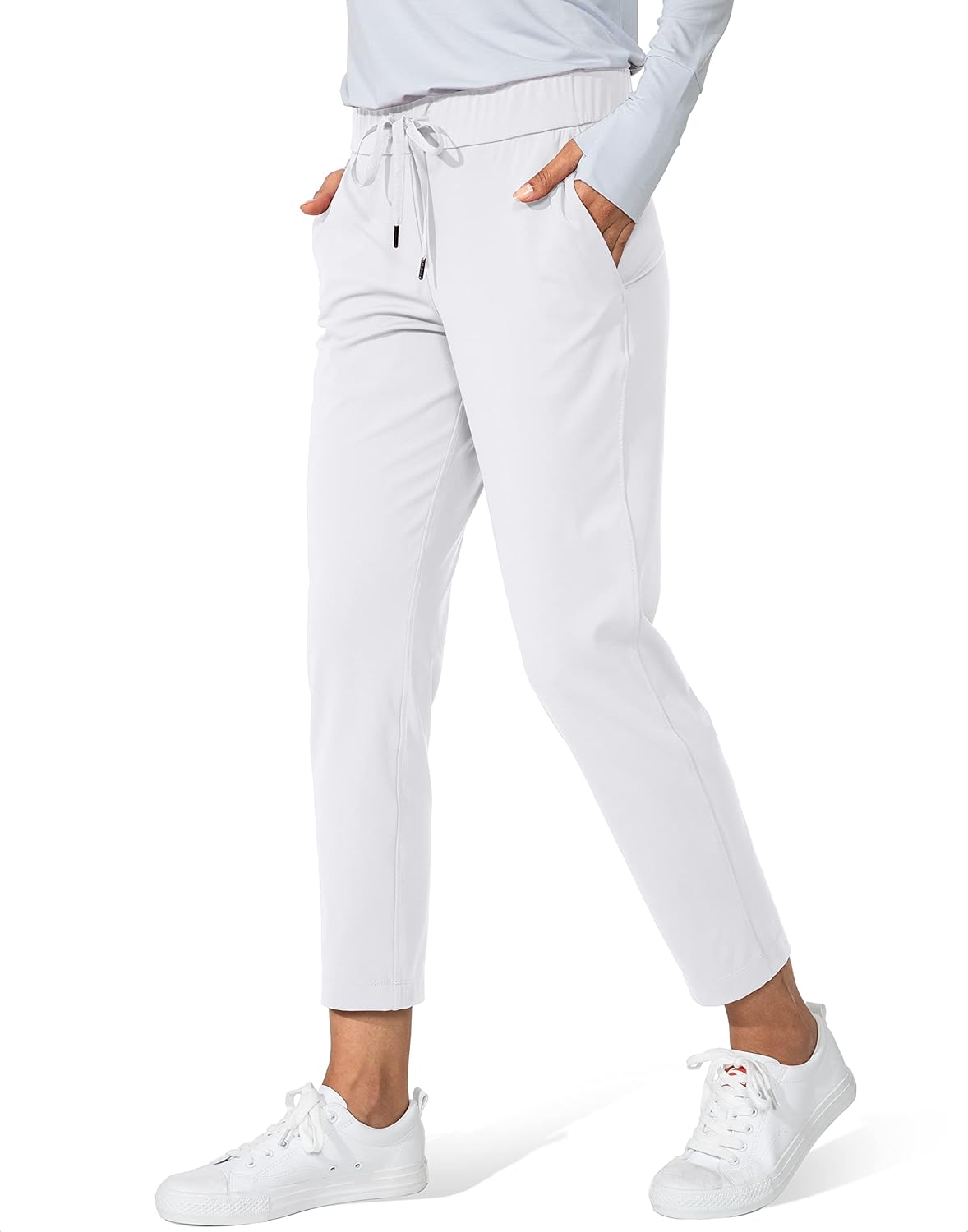 G Gradual Women's 7/8 Stretch Ankle Sweatpants with Pockets