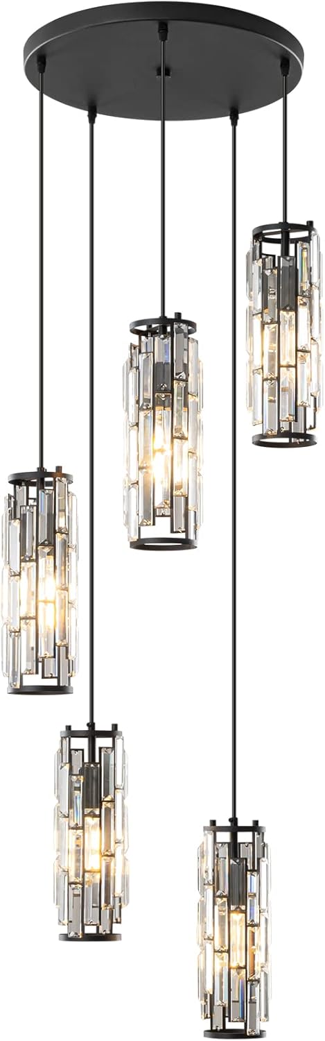 Black Modern Pendant Light Fixtures for Stylish Home Decor