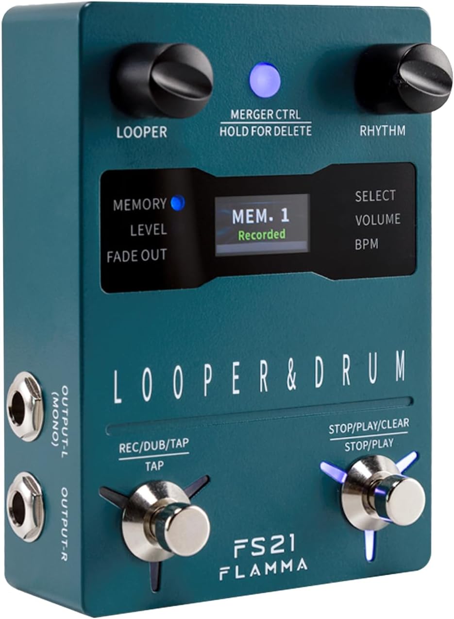 FLAMMA FS21 Stereo Guitar Looper Pedal & Drum Machine Review