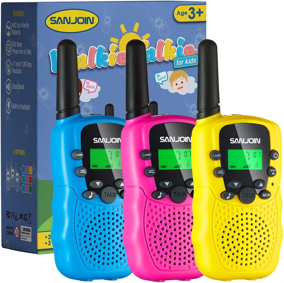 Outdoor Fun Made Easy with SANJOIN Walkie Talkies
