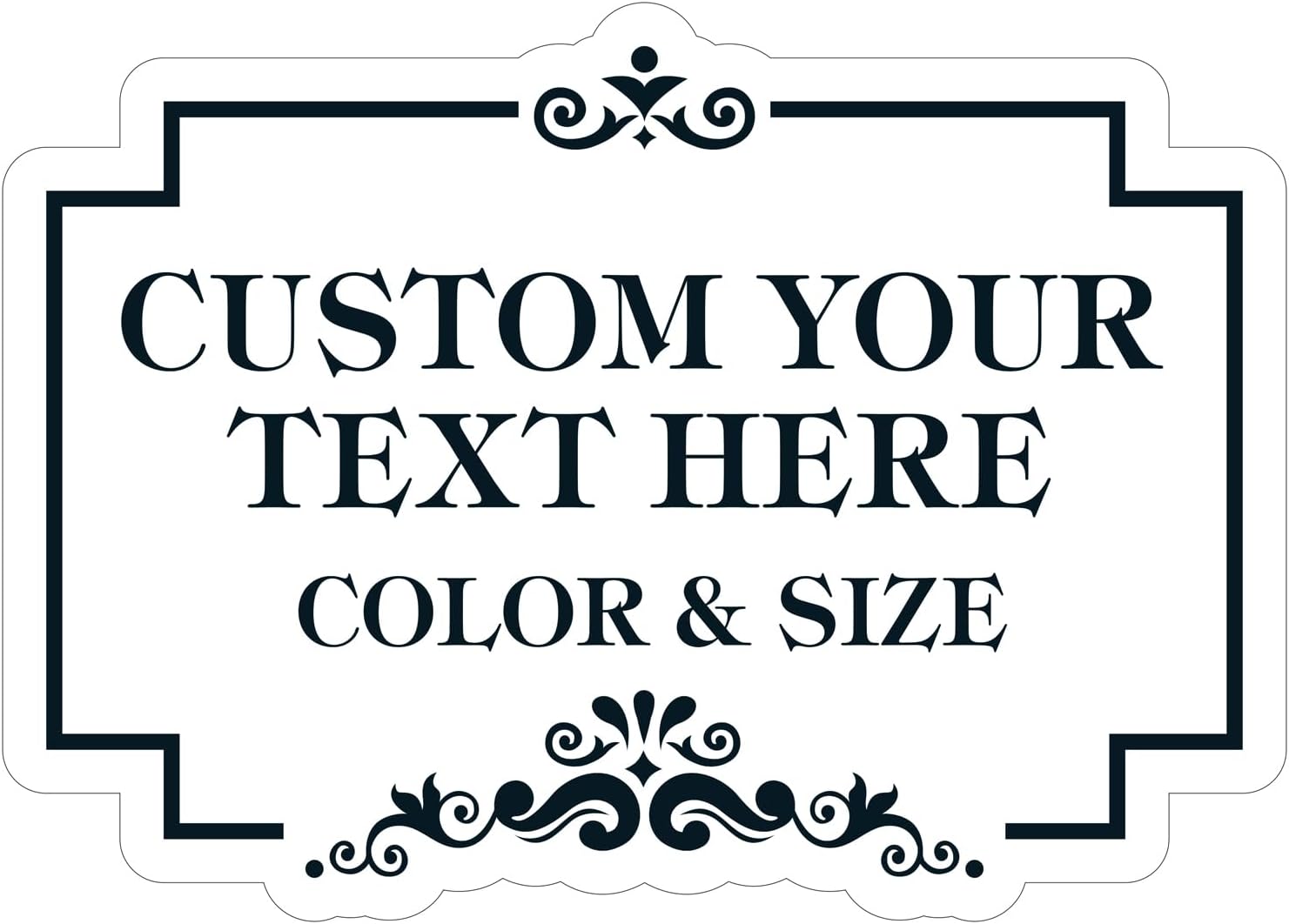 Custom Outdoor Metal Sign - Personalized for Home and Business