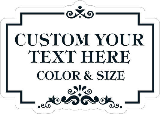 Custom Outdoor Metal Sign - Personalized for Home and Business