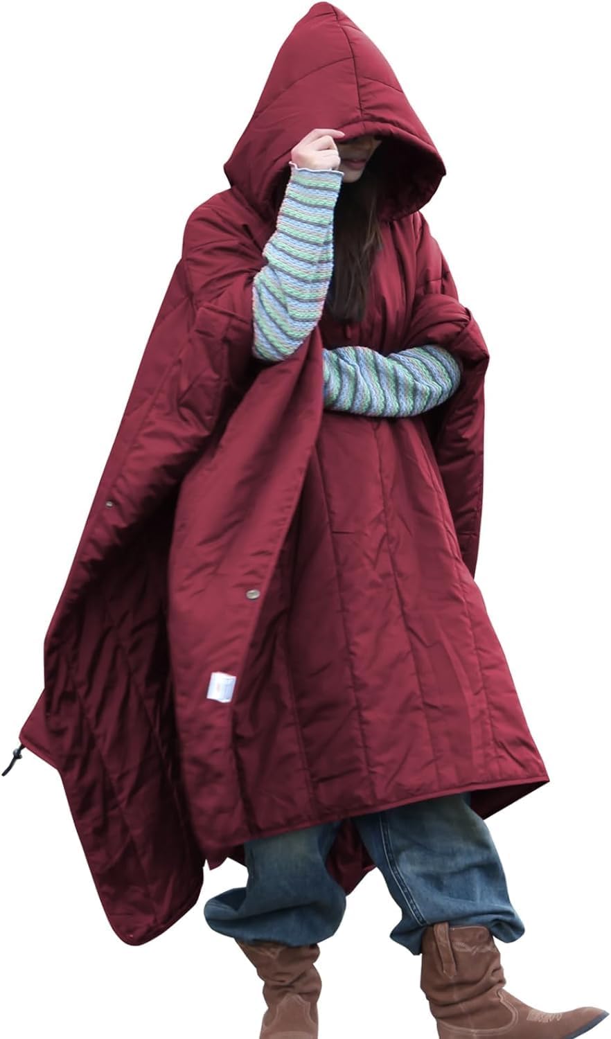 DUKUSEEK Outdoor Wearable Camping Blanket for All Seasons