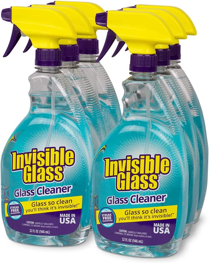 Invisible Glass Cleaner for Streak-Free Shine at Home and Auto