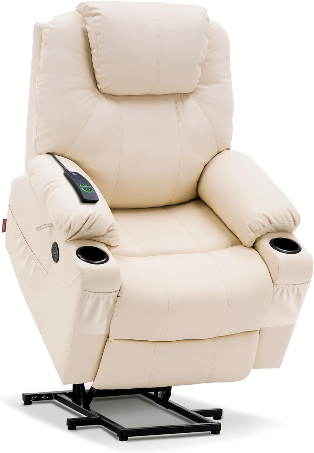 MCombo Power Lift Recliner Chair with Heat and Massage Features