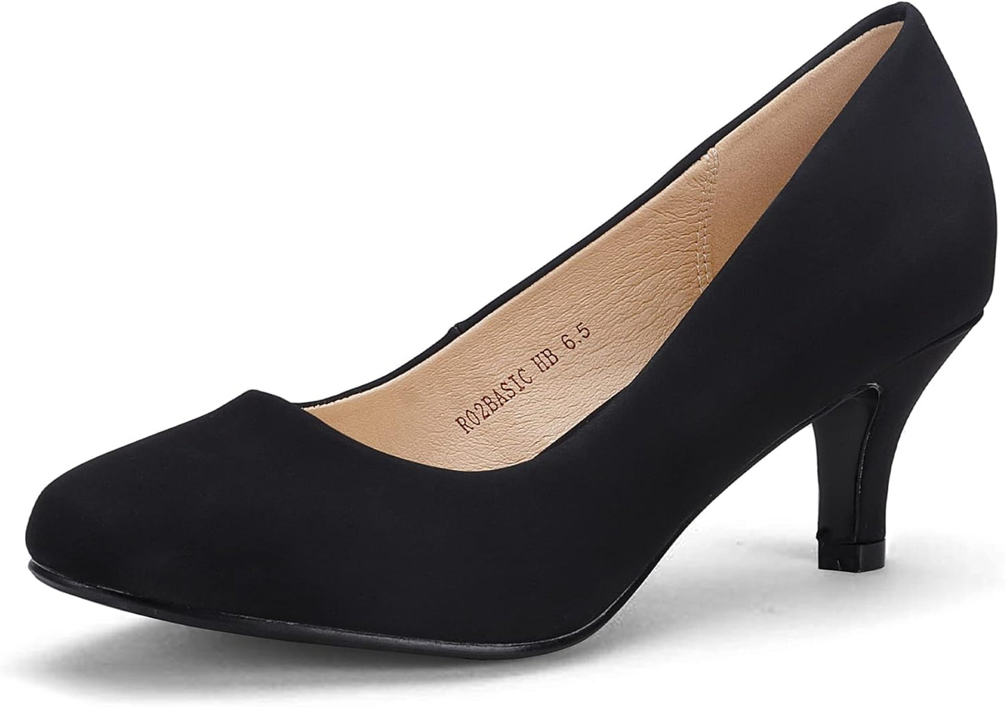 IDIFU Women's Classic Low Heels Dress Pumps for Every Occasion